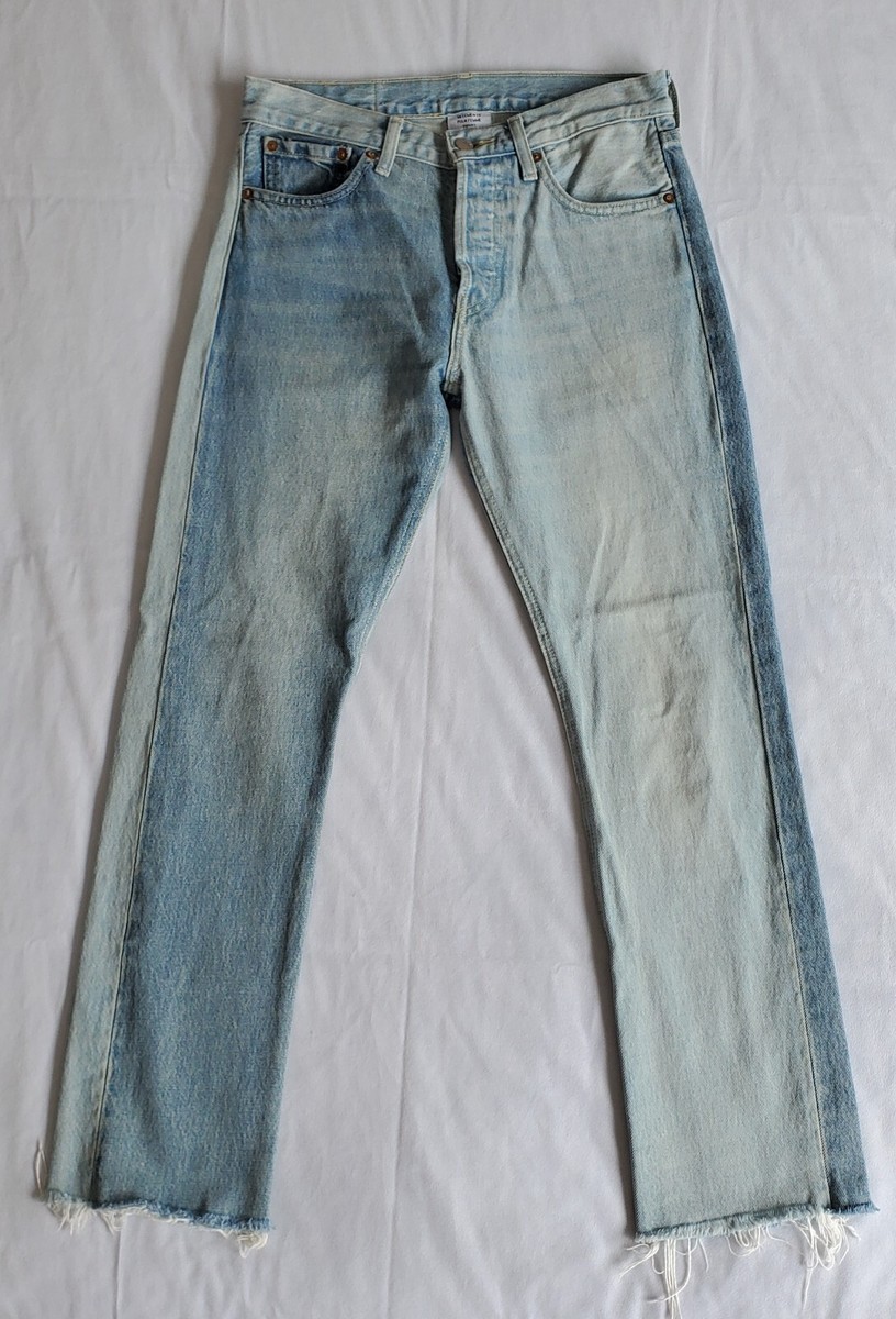 VETEMENTS X LEVI'S 2018 Collab 501 Reconstructed Light Wash VETEMENTS X LEVI'S 2018 Collab 501 Reconstructed Light Wash