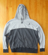 AIR MICHAEL JORDAN "Flight" CHICAGO BULLS Embroidered 2XL Hooded Sweatshirt GR