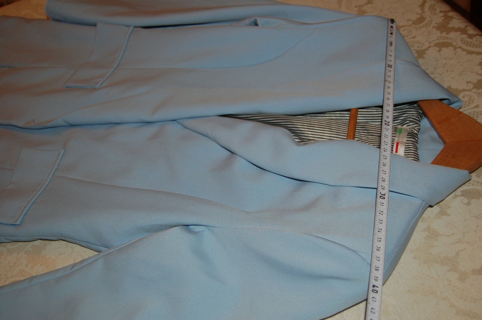 Women's Jacket, Blue, Buttonless Blazer, Polyeste… - image 6