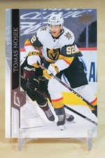 2020-21 Upper Deck Extended Base #640 Tomas Nosek - Vegas Golden Knights