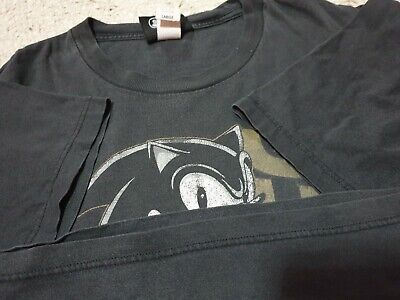 Vintage Sonic X Shadow Sega Anime T-shirt Sz-L