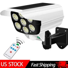 77 LED Solar Power Wall Light Motion Sensor Outdoor Garden Security Lamp