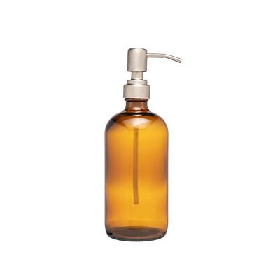 Captivate Braunglas Pumpflasche - 500 ml