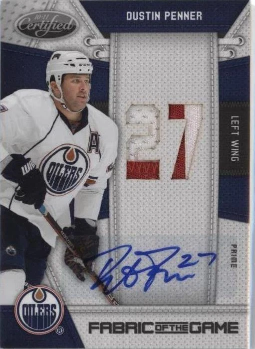 Die-Cut Jersey Number Materials Prime Signatures