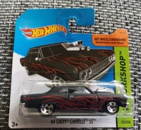 Hotwheels '64 Chevy Chevelle Ss Black Neu