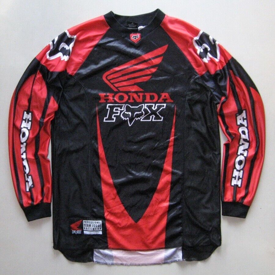 Vintage Fox Honda Motocross Supercross Jersey Size M 2000 | eBay Vintage Fox Honda Motocross Supercross Jersey Size M 2000 | eBay