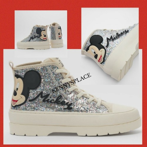 zara glitter trainers