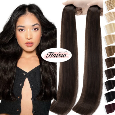 9A Tape In Double Drawn 100% Real Remy Human Hair Extensions Seamless Skin Wefts