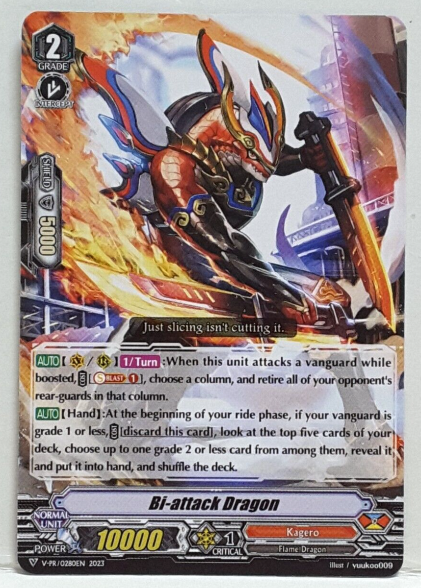 Bushiroad Cardfight Vanguard Bi-attack Dragon V-PR/0280EN