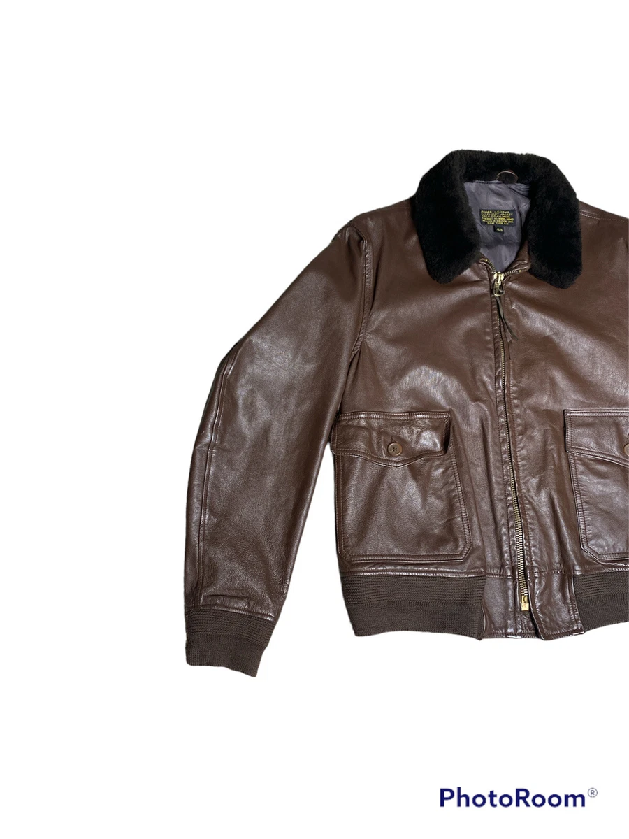 BUAER-US Navy G1 Flight Jacket SPEC 55J14 (AER) Cont # N383S-39943 Willis Geiger