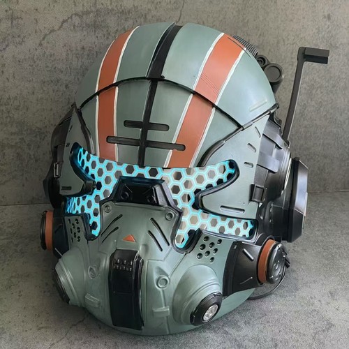 NUOVO Titanfall 2 Jack Cooper Cosplay Casco LED Cosplay Maschera Prop Scala 1/1 Adulto