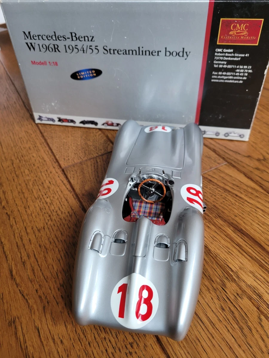 CMC 1/18 Mercedes-Benz W196R 1954/55 Streamliner body.Limited