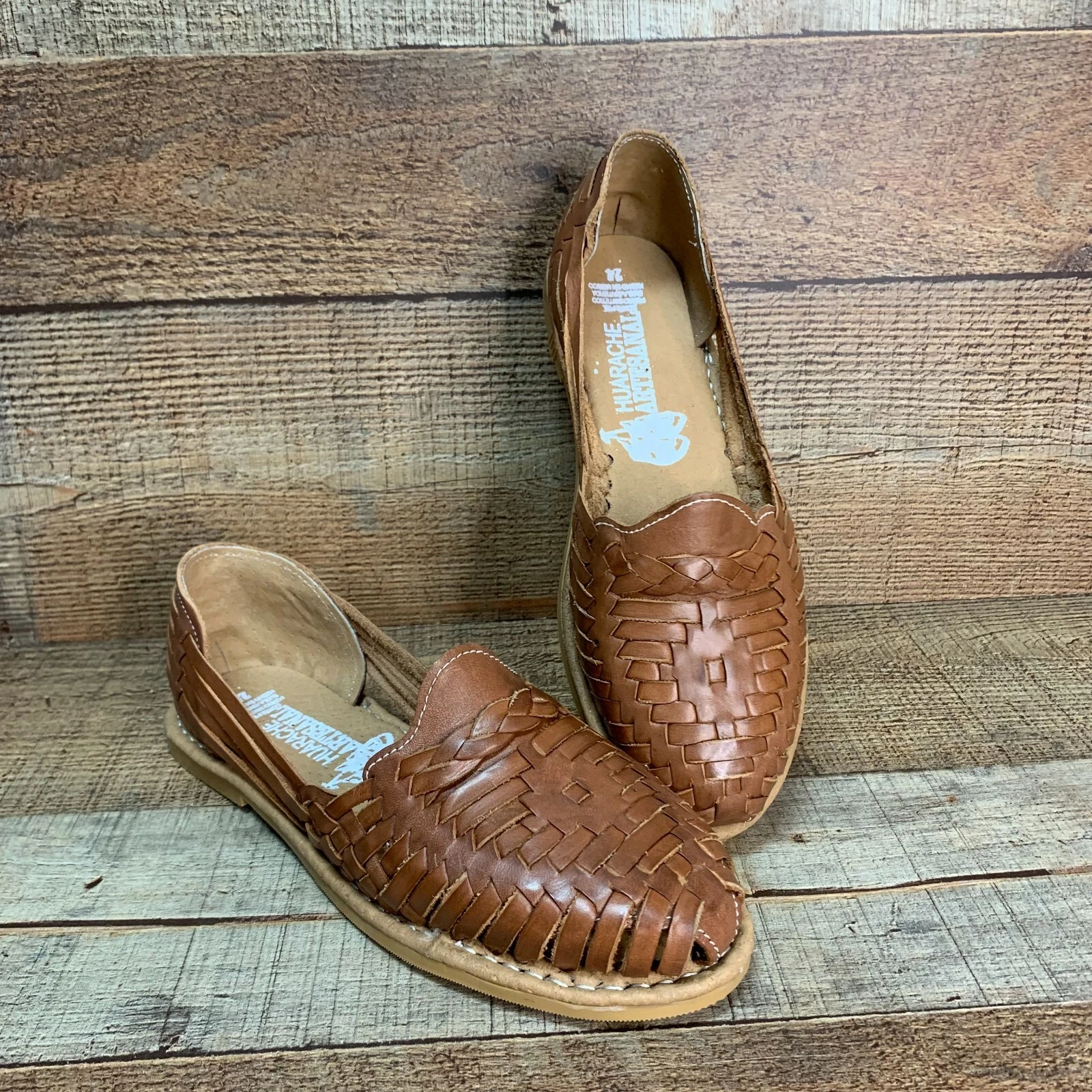 Women's Huarache Artisanal Mexican sandals Genuine Leather Traditional Sandalias