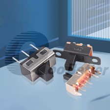 Mini Miniature Railway Slide Switch On-OFF 2 Position ,SPDT Micro Toggle PCB