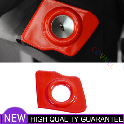 Ignition Switch Start Button Frame Trim For Jeep Patriot Compass 2010 Bright Red