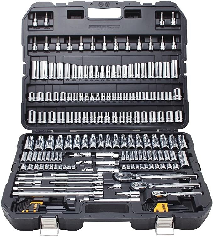 DEWALT DWMT75049 192-Piece Mechanics Tool Set (SAE Metric) SALE 7522493