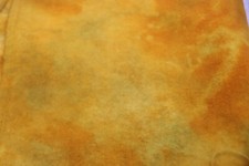 Shelled Corn HAND DYED RUG HOOKING WOOL 1/8 Yd orange yellow Spotted Cur