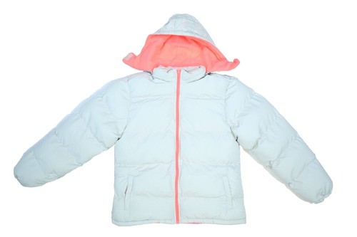 Columbia Jacket Womens Medium Pink Quilted Hooded Interchange