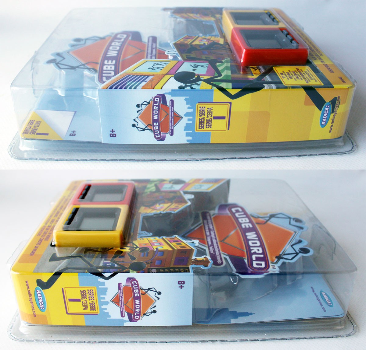 2007 CUBE WORLD STICK PEOPLE HANDHELD ELECTRONIC GAME RADICA