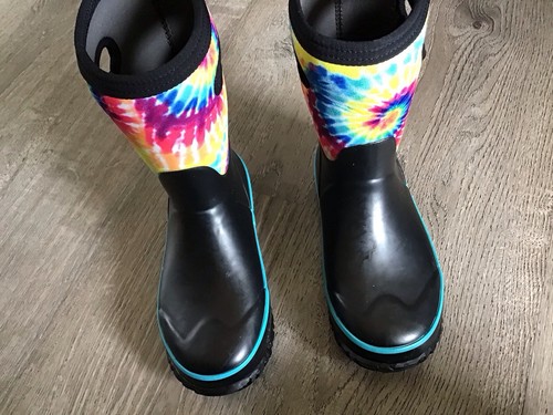 Bogs Jugend Grasp Schnee Regen Stiefel Größe 5 Batik wasserdicht isoliert 78858-009 - Bild 7 von 14