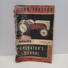 Vintage - 1950 Ford Model 8n Tractor Original Factory Operators Manual