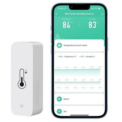 WLAN Thermometer Feuchtigkeitssensor Tuya App