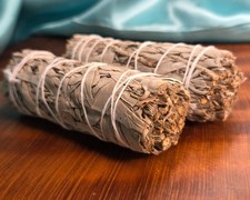 White Sage Smudge Sticks 4 inches - Salvia Apiana - United States