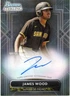 James Wood 2022 Bowman Sterling Prospect Autographs James Wood #PA-JW (AU, RC)