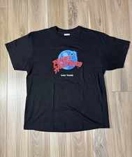 Vintage 90s Planet Hollywood Lake Tahoe Graphic T-Shirt Mens XL Black NWOT