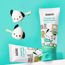 Crema para rizos DASHU Daily Volume Up 150 ml + Pin para el cabello Pochacco Edición K-Bea