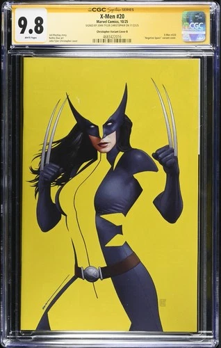 X-Men #20 X-23 JTC VARIANT CGC SS 9.8 signed John Tyler Christopher NM/MT