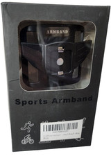 Sports Armband Cell Phone Holder Case Arm Band Strap, Black