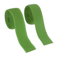 Sew on Hook and Loop Tape, 1 Inch Nylon Fastener Strips 1 Yards Light Green