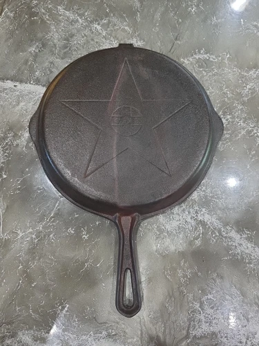 Vintage Lodge 4 In 1 Cast Iron Skillet Pan Lid Only With Handle - 10" Diameter