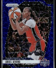 2024 Panini Prizm WNBA #56 Ariel Atkins Blue Velocity Prizms