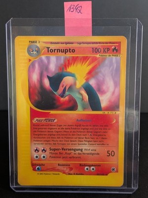 Pokemon Karte TCG 65/165 Tornupto Expedition E-Card Deutsch 2002 Inked