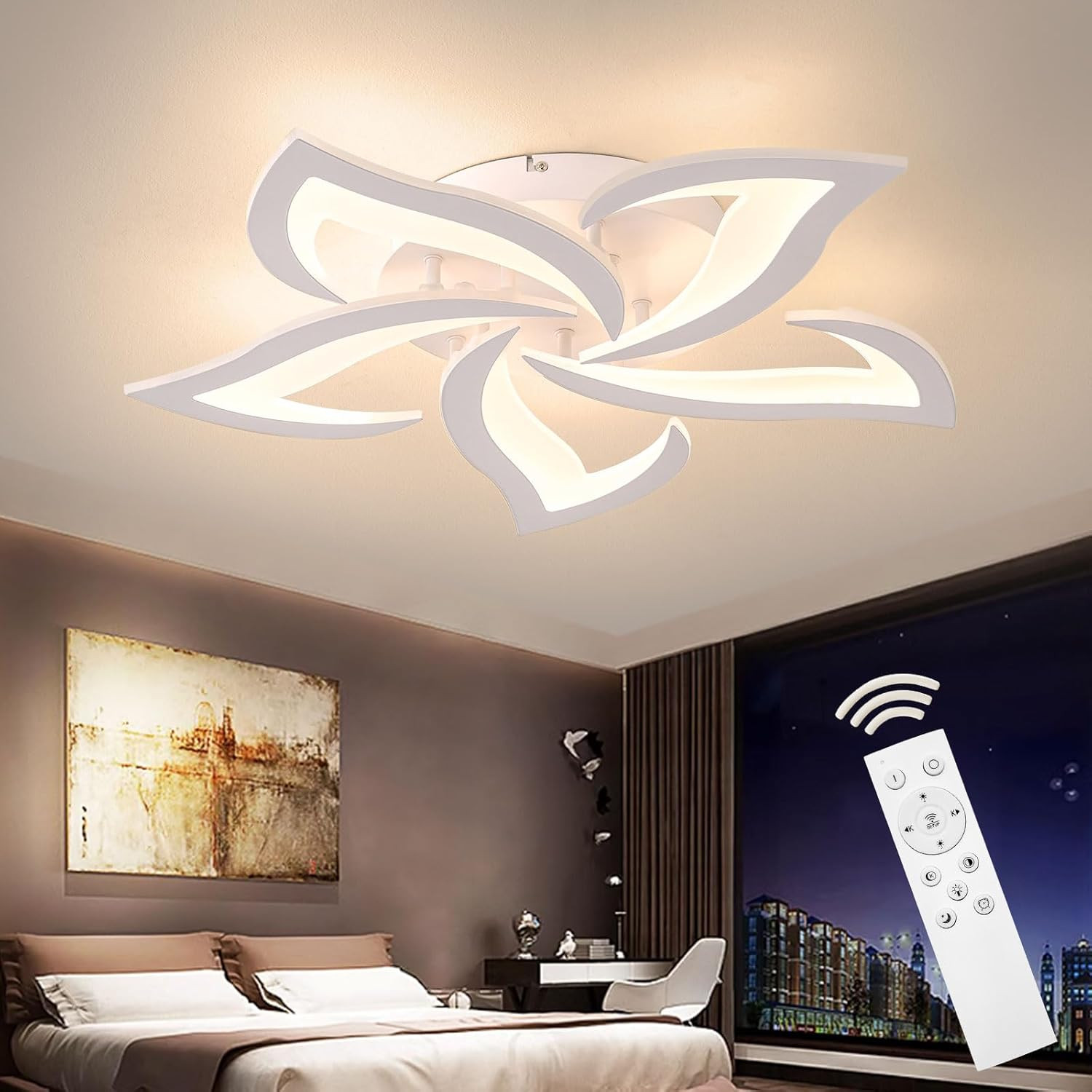 Plafoniera LED Dimmerabile 40W: Illuminazione Architetturale Moderna