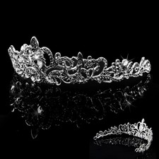  Tiare En Strass De Cristal Couronne Mariage Bandeau Brillant Peigne À Cheveux