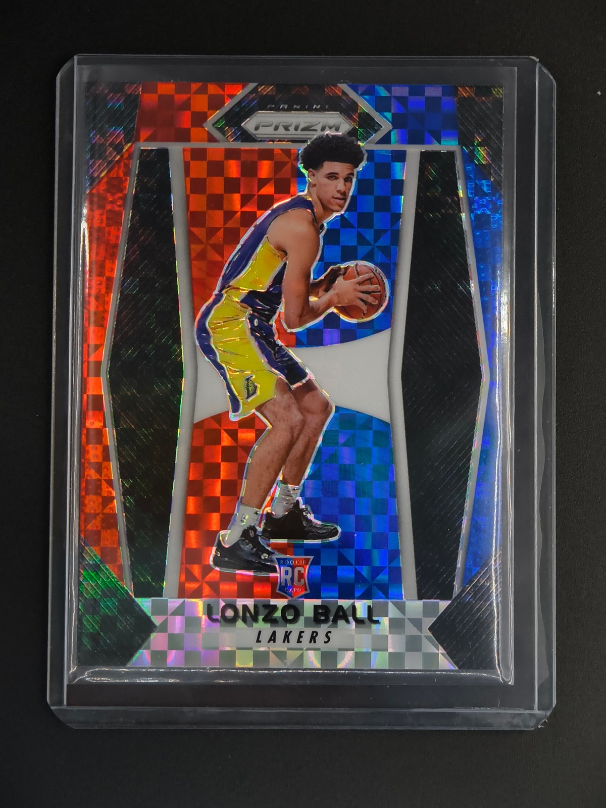 Lonzo Ball 2017-18 Panini Prizm Basketball RC Red/White/Blue [3hk