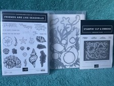 Stampin' Up FRIENDS ARE LIKE SEASHELLS Stamp Set  SEASHELLS Dies  Embossing