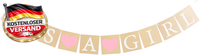 Babyparty Banner MäDchen Dekoration FüR Gender Reveal Und Baby Shower