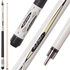 Canadian Maple Pool Cue Sticks 10mm/11.5mm/13mm , 58" 2-Piece Pool Sticks wi...