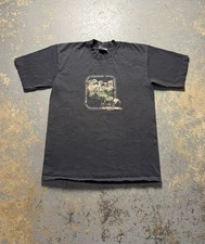 Vintage 90’s Mount Rushmore Black Single Stitch Graphic Shirt-Size Medium