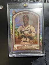 2020 Bowman Chrome - Farm to Fame Hank Aaron #FTF-HA SP Mojo Refractor
