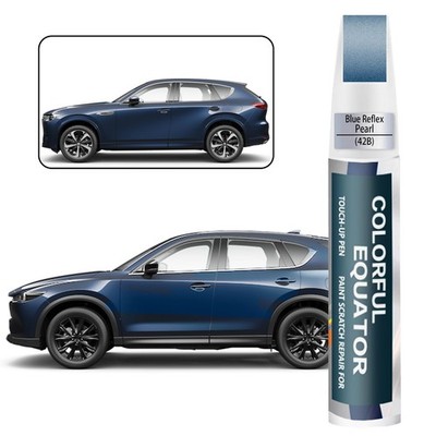Touch Up Paint 42B Blue Reflex Pearl 12ml for Mazda - Car Scratch Repair Pen
