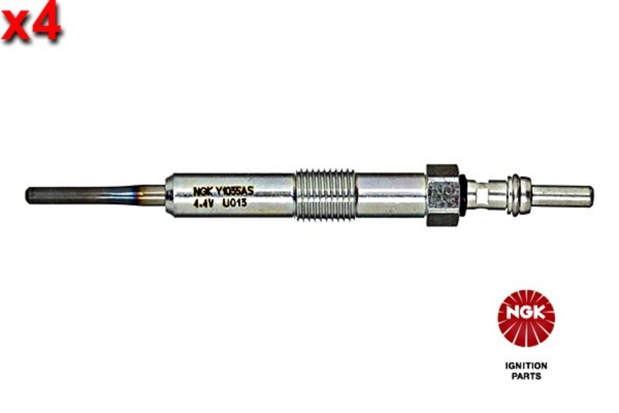 NGK 4x Glow Plug For DACIA INFINITI MERCEDES NISSAN RENAULT 05-21 110655687R