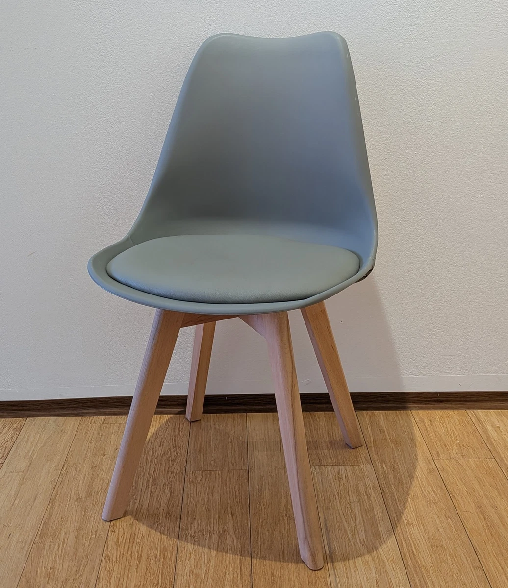Esszimmerstuhl Malmö T633, Stuhl Küchenstuhl, Retro 50er Jahre Design Kunstleder Weiss