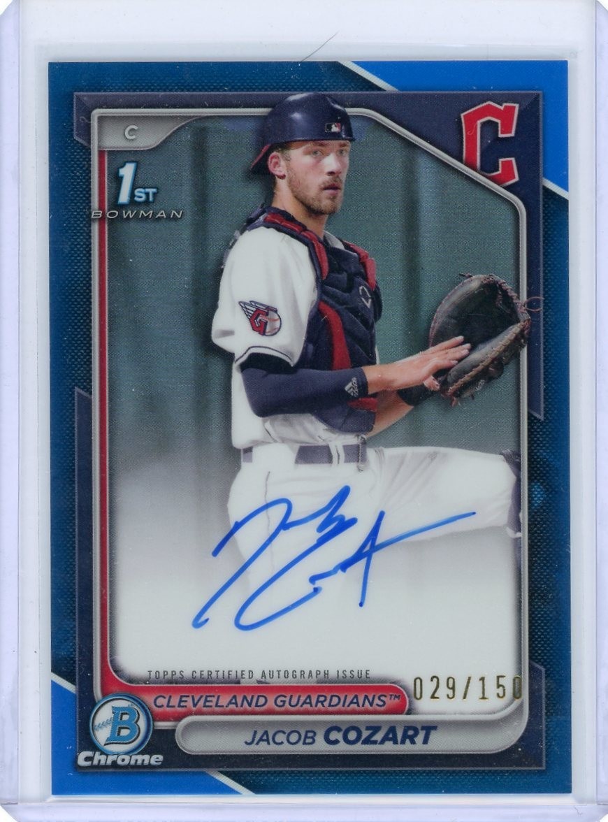 2024 Bowman Chrome 1st Autographs Jacob Cozart #CPA-JCO Blue /150