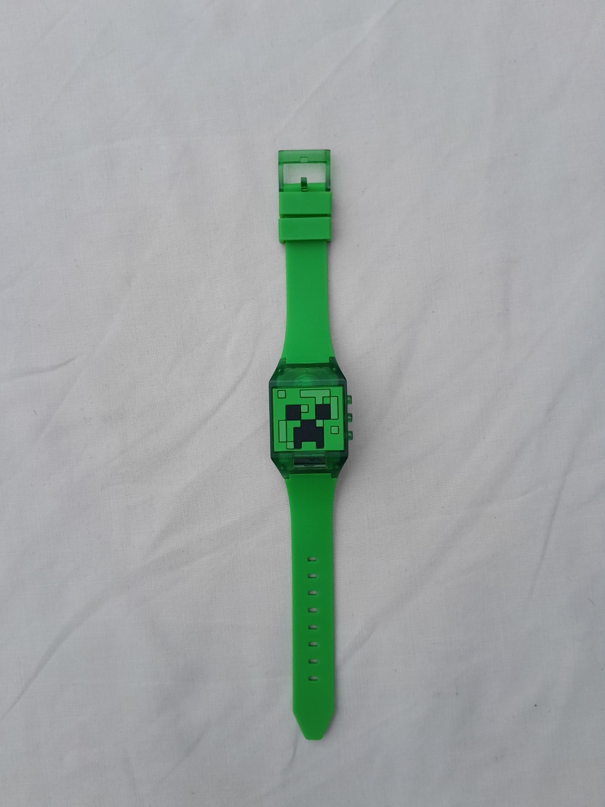 Minecraft Creeper Digital Watch Green - image 1