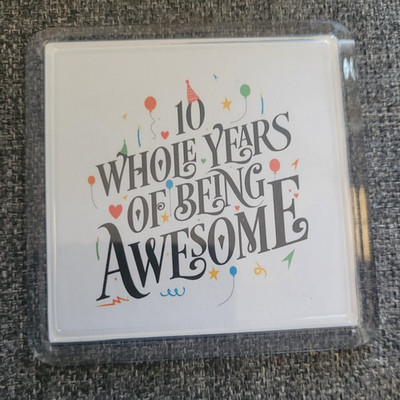 Untersetzer 10. Geburtstag - Varianten möglich - personalisierbar
